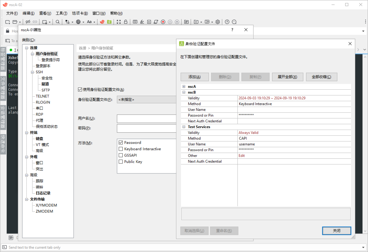 Xshell7 中文版 SSH 终端连接 Linux 服务器主界面截图